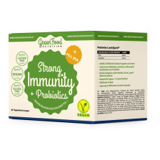 GreenFood Nutrition Strong Immunity & Probiotics + Pillbox, 2 x 60 Kapseln