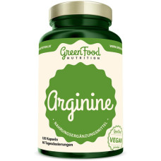 GreenFood Nutrition Arginin, 120 Kapseln