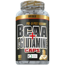 Joe Weider BCAA + L-Glutamine Caps, 180 Kapseln Dose