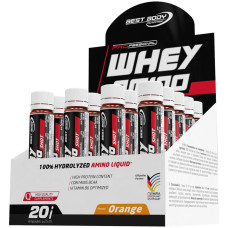 Best Body Nutrition Hardcore Whey Amino Shot, 20 x 25 ml Ampullen, Orange