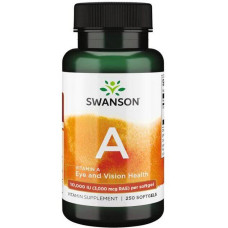 Swanson Vitamin A 10.000 IU, 250 Kapseln