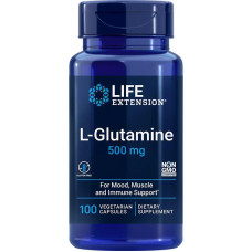 Life Extension L-Glutamin 500 mg, 100 vegetarische Kapseln