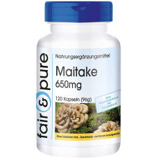 fair & pure Maitake (650 mg), 120 Kapseln Dose