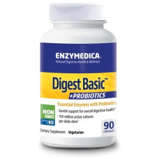 Enzymedica Digest Basic + Probiotics, 90 Kapseln Dose