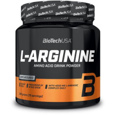 BioTech USA L-Arginin Pulver, 300 g Dose