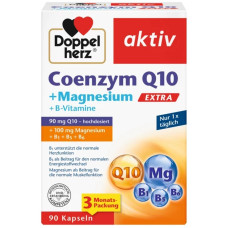 Doppelherz Coenzym Q10 Extra + Magnesium + B-Vitamine, 90 Kapseln