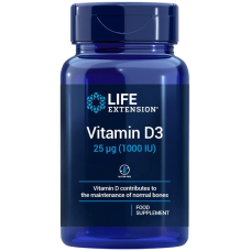 Life Extension Vitamin D3 25 mcg (1000 IU), Weichkapseln