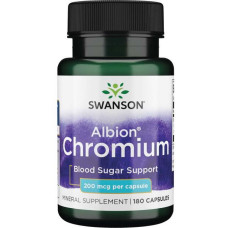 Swanson Albion Chromium 200 mcg, 180 Kapseln