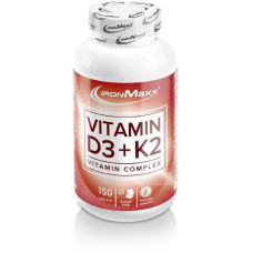 IronMaxx Vitamin D3 + K2, 150 Tabletten Dose