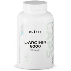 nutri+ L-Arginin 6000, 360 Kapseln