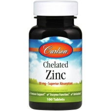 Carlson Labs Chelatiertes Zink, 100 Tabletten