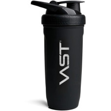 Smartshake Stainless Steel Shaker - VAST Black Edition, 900 ml