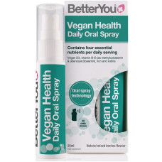 BetterYou Vegan Health Oral Spray, 25 ml Zerstäuber, Mixed Berries