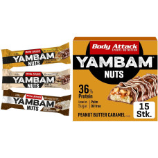 Body Attack Yambam Nuts, 15 x 55 g Riegel