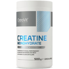 OstroVit Creatine Monohydrate, 500 g Dose, green apple