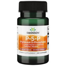 Swanson P-5-P Pyridoxal-5-Phosphate 40 mg, 60 Kapseln