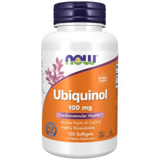 Now Foods Ubiquinol 100 mg, 120 Softgels