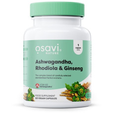 Osavi Ashwagandha Rhodiola & Ginseng, Kapseln