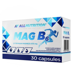 Allnutrition MAG B6, 670 mg, 30 Kapseln