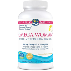 Nordic Naturals Omega Woman, 120 Softgels, Lemon