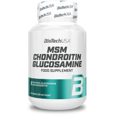 BioTech USA MSM Chondroitin Glucosamine, 60 Tabletten