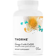 Thorne Research Omega-3 with CoQ10, 90 Kapseln