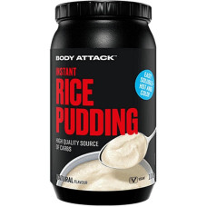 Body Attack Instant Rice Pudding, 1000 g Dose, Natural