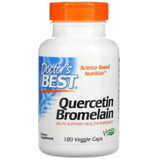 Doctors Best Quercetin Bromelain, 180 Kapseln