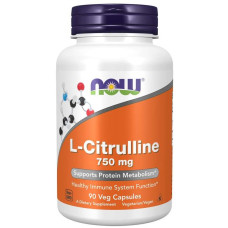 Now Foods L-Citrulline 750 mg, 90 Kapseln