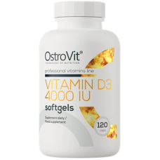 OstroVit Vitamin D3 - 4000 IU, 120 Kapseln