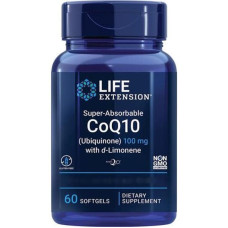 Life Extension Super-Absorbable Ubiquinone CoQ10 with d-Limonene, 60 Weichkapseln