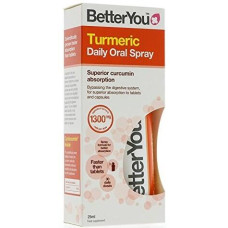 BetterYou Turmeric Oral Spray, 25 ml Zerstäuber, Orange