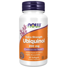 Now Foods Ubiquinol 200 mg, 60 Softgels