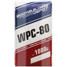 Bodybuilding Depot WPC-80 Whey Konzentrat, 1000 g Papiertüte