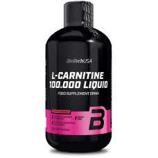 BioTech USA L-Carnitine 100.000 Liquid, 500 ml Flasche