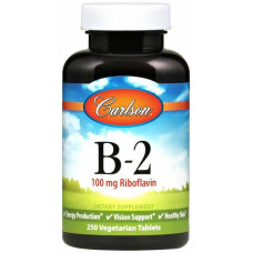 Carlson Labs Vitamin B-2, 100 Tabletten