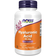 Now Foods Hyaluronic Acid with MSM 50 mg, 120 Kapseln