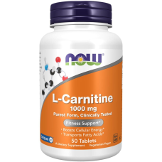 Now Foods L-Carnitine 1000 mg, 50 Tabletten