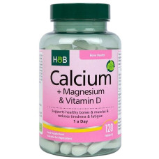 Holland & Barrett Calcium + Magnesium & Vitamin D, 120 Tabletten