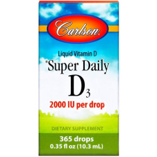 Carlson Labs Super Daily D3, 10 ml Flasche