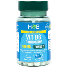 Holland & Barrett High Strength Vit B6 Pyridoxine - 100 mg, 120 Tabletten