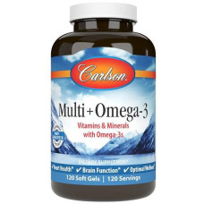 Carlson Labs Multi + Omega-3, 60 Kapsel