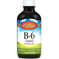 Carlson Labs Vitamin B-6 Liquid, 120 ml Flasche, Beerenlimonade