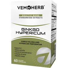 VemoHerb Ginkgo Hypericum, 60 Kapseln