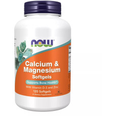 Now Foods Calcium & Magnesium with Vitamin D3 & Zink, 120 Kapseln