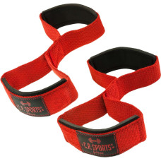 C.P. Sports Figure 8 Straps Schlaufen Zughilfen, rot