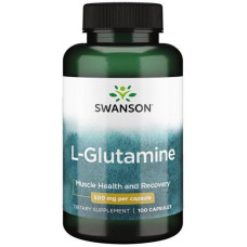 Swanson L-Glutamin, 100 Kapseln