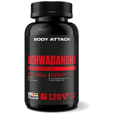 Body Attack Ashwagandha, 120 Kapseln