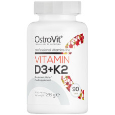 OstroVit Vitamin D3 + K2, 90 Tabletten