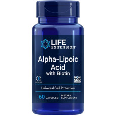 Life Extension Alpha-Lipoic Acid with Biotin, 60 Kapseln